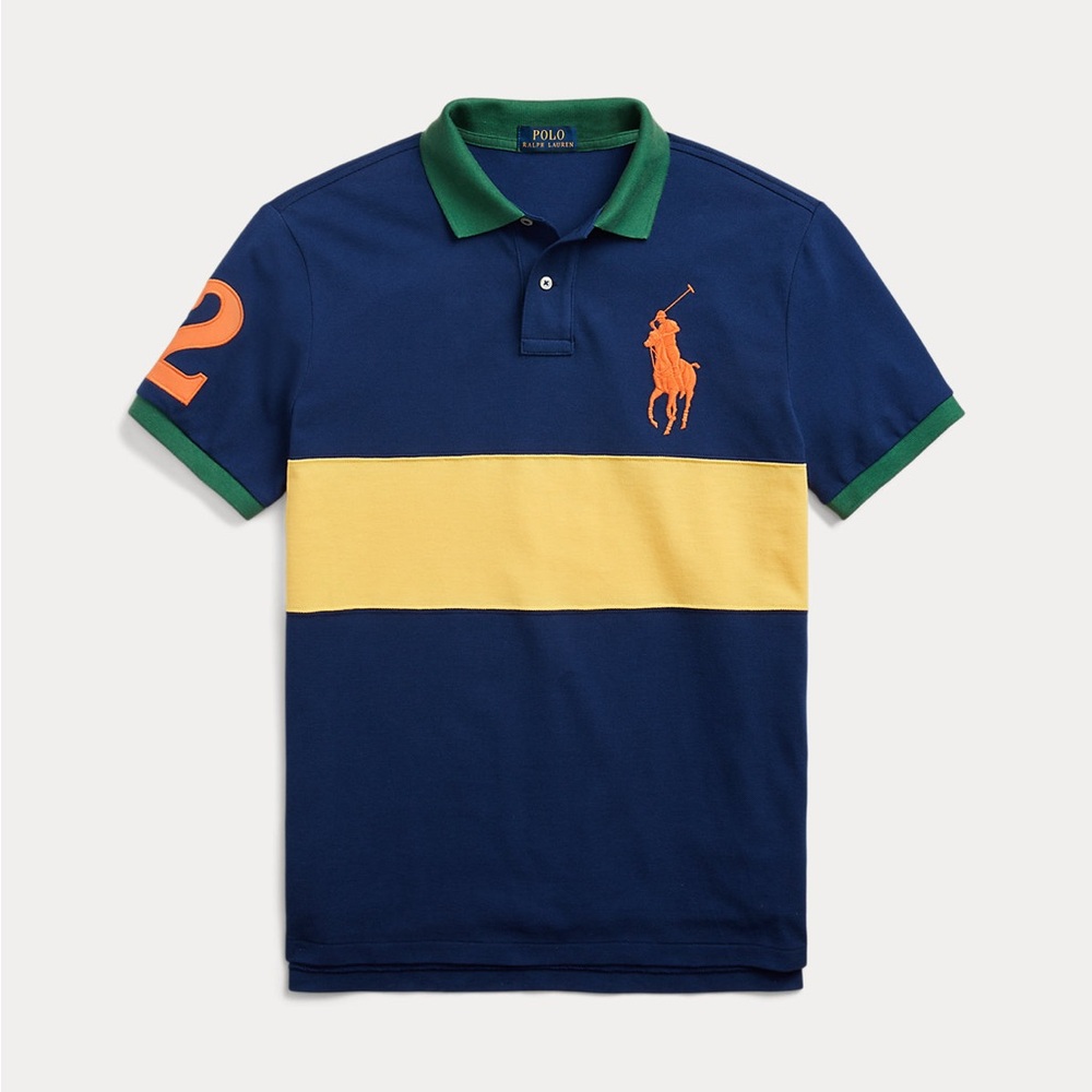 Polo by Ralph Lauren Kids Blue and Yellow Polo Shirt